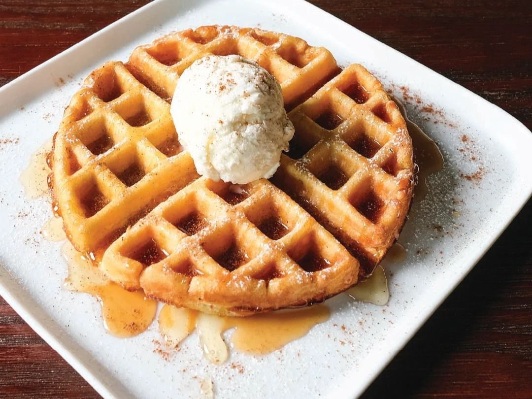 Waffle With Ice Cream