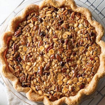 Cream, Honey, Nuts Pie