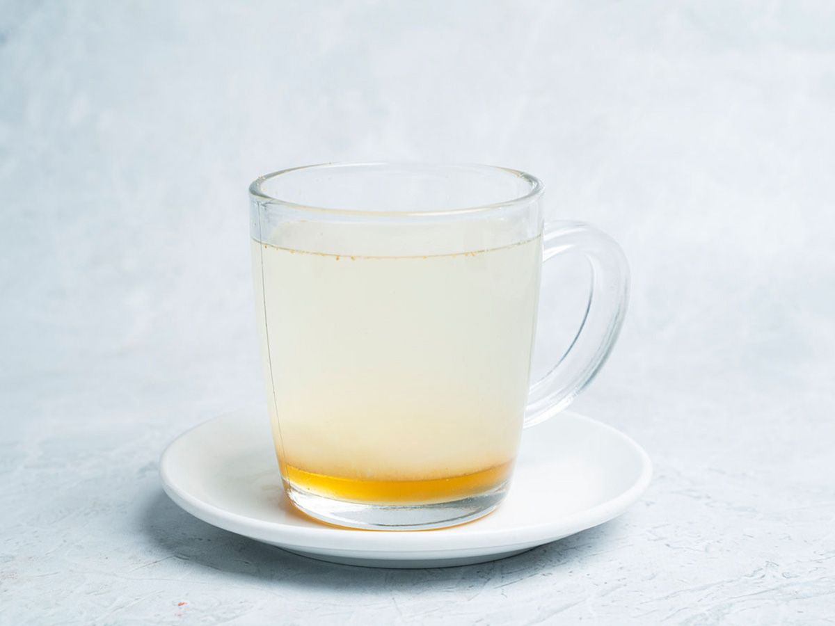 Honey with fresh ginger
