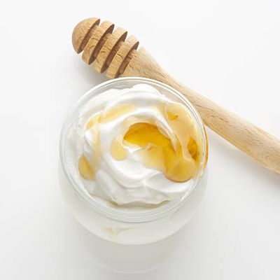 Yogurt With Honey Juice