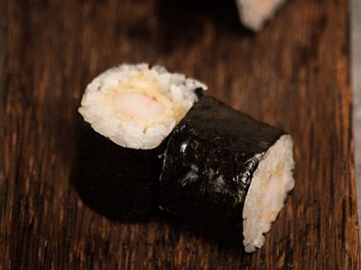 Shrimp Tempura Hoso Maki