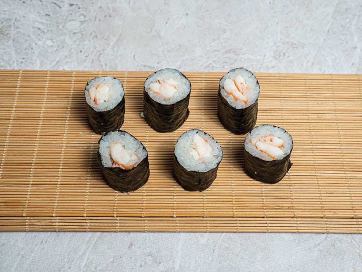 Hoso maki shrimp tempura 6 pcs
