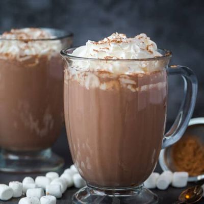 Hot Chocolate And Hazelnuts