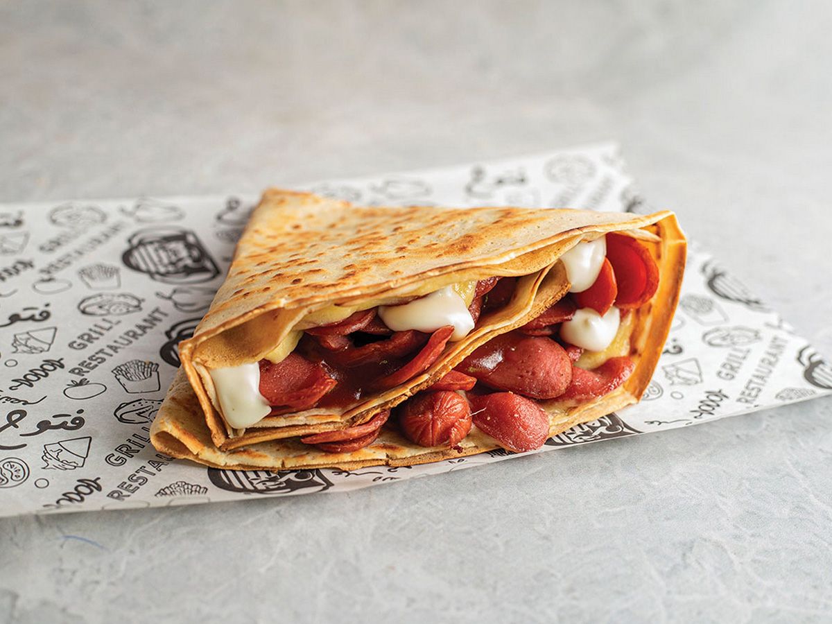 Hot Dog Crepe