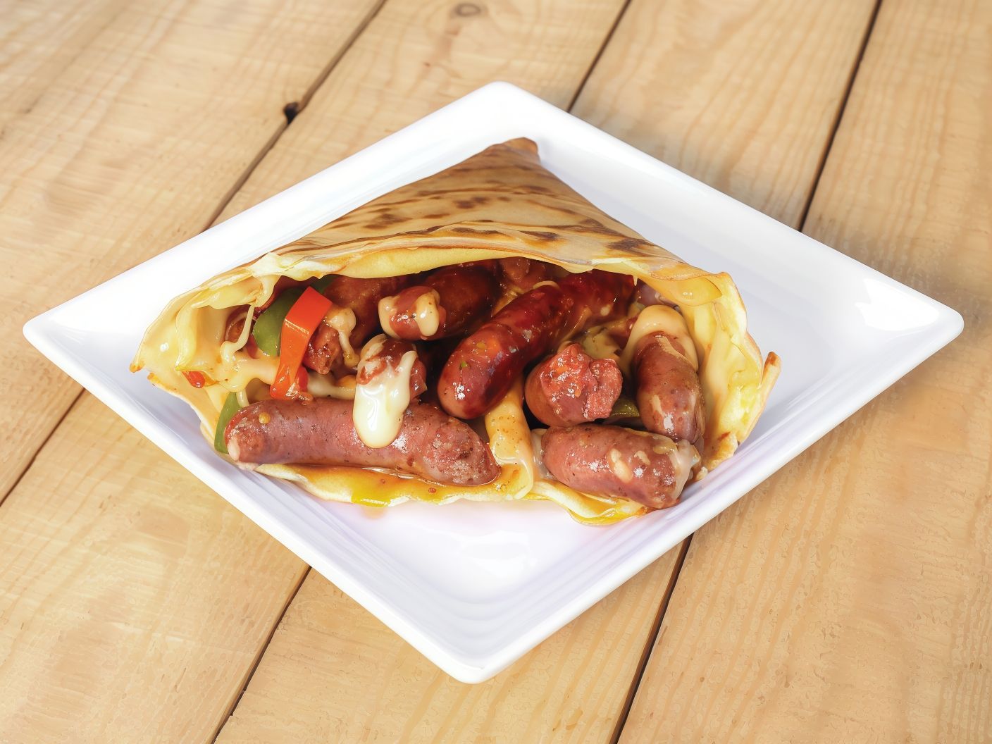 Hot Dog Crepe