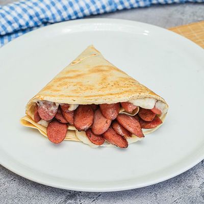 Hot Dog Crepe