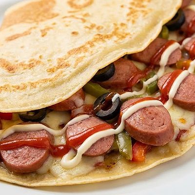 Hot Dog Crepe