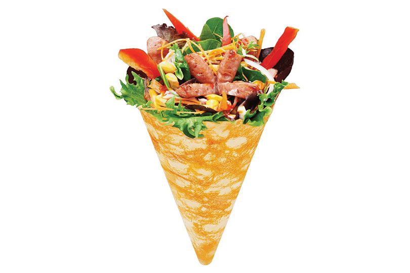Hot Dog Crepe