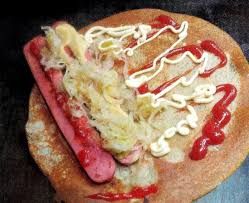 Hot Dog Crepe