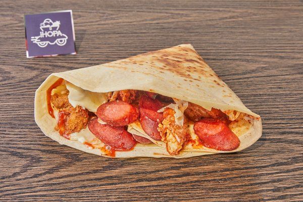 Hot Dog Crepe