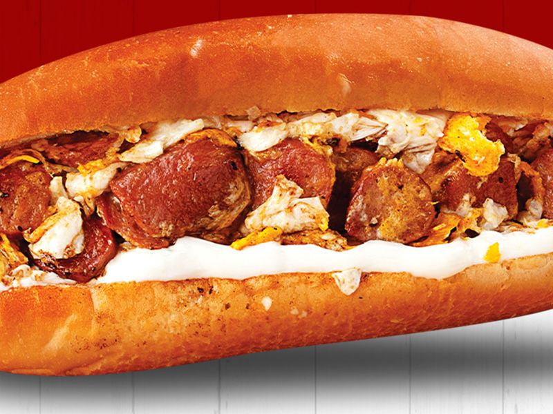 Hot Dog Eggs Sandwich