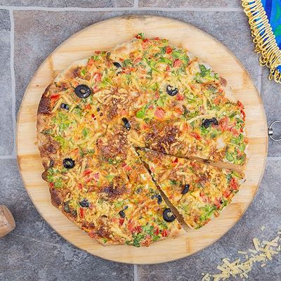 Italian hot dog pizza