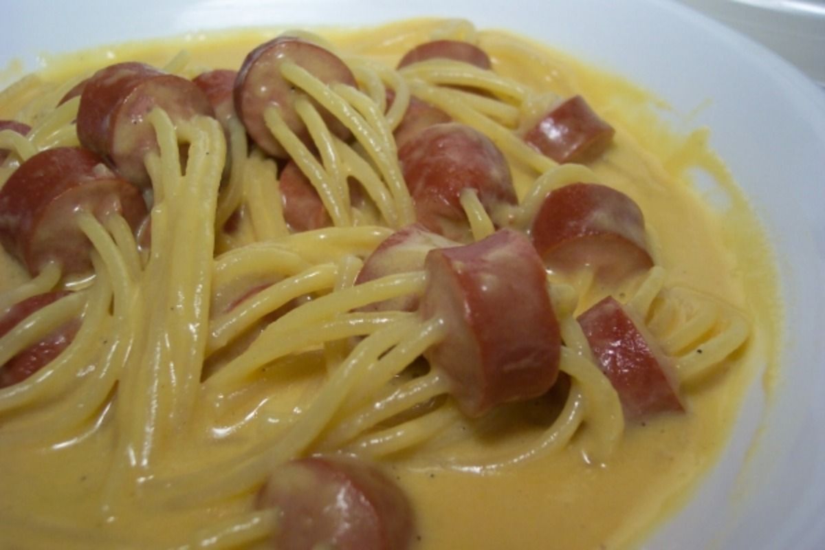 Hot Dog Pasta