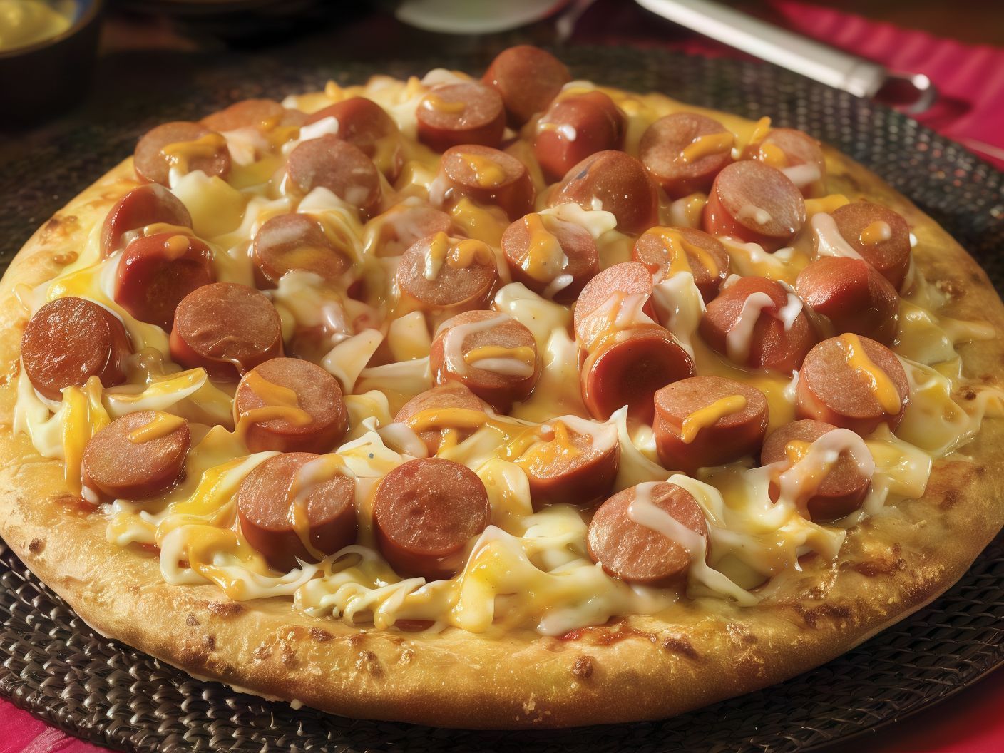 Hot Dog Pizza