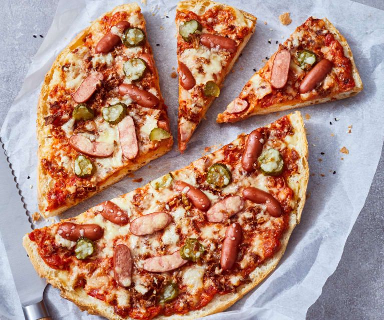 Hot Dog Pizza