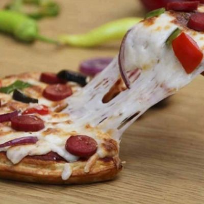 Hot Dog Pizza Waffle