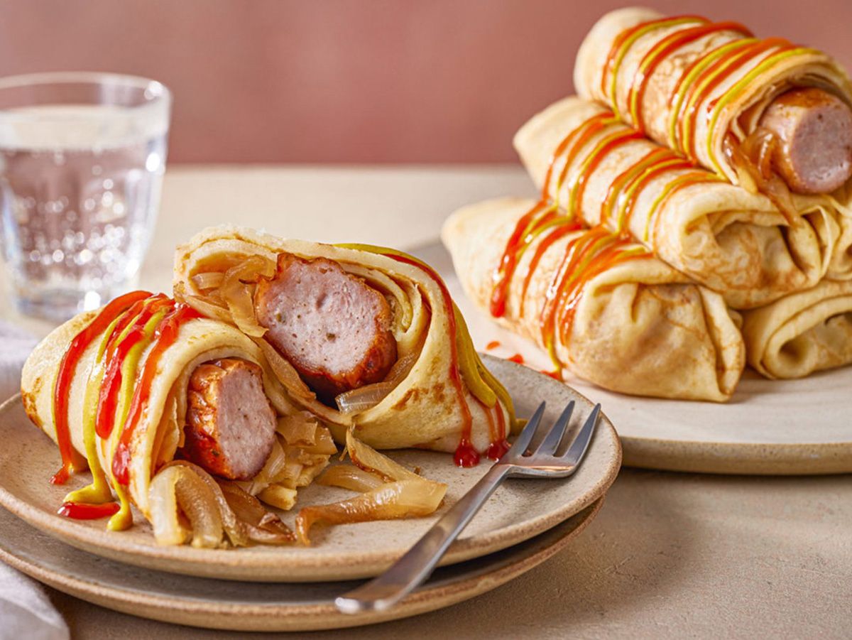 Strips With Hot Dog Crepe