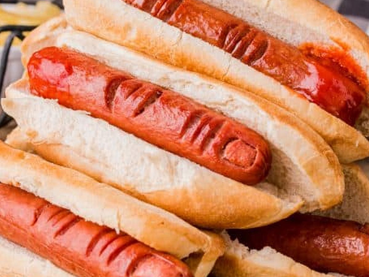 Hot Dog fingers sandwich