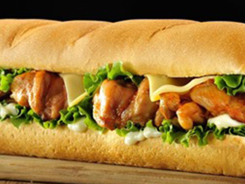 Hot Sheesh Huts Sandwich