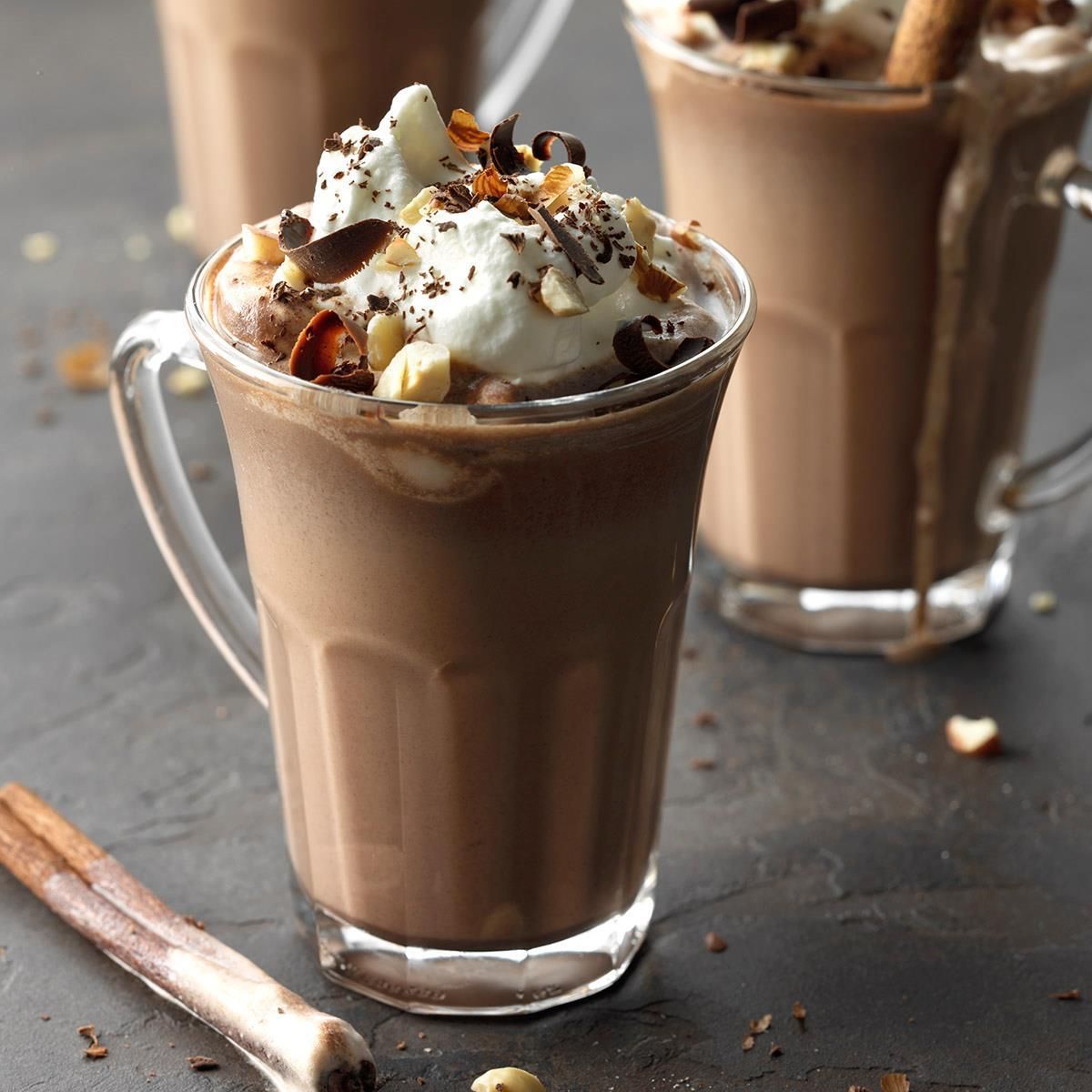 Hot chocolate hazelnut