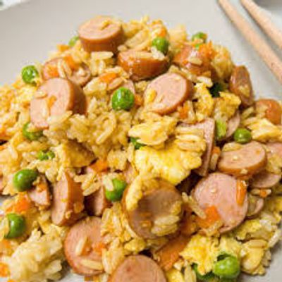 Hot dog rice