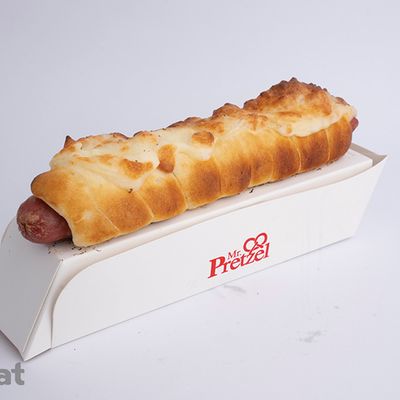 Hotdog Roll And Cheddar Cheese