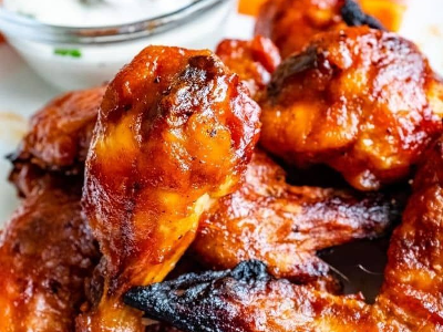 Grilled Chicken With Barbecue Sauce Platter