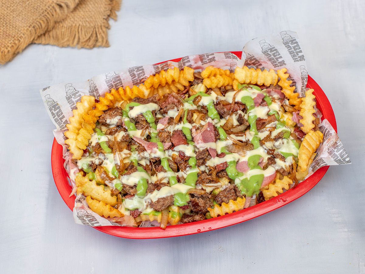 Hulk Smashed Fries