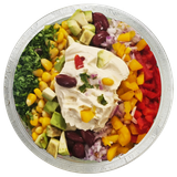 Hummus Avocado Salad