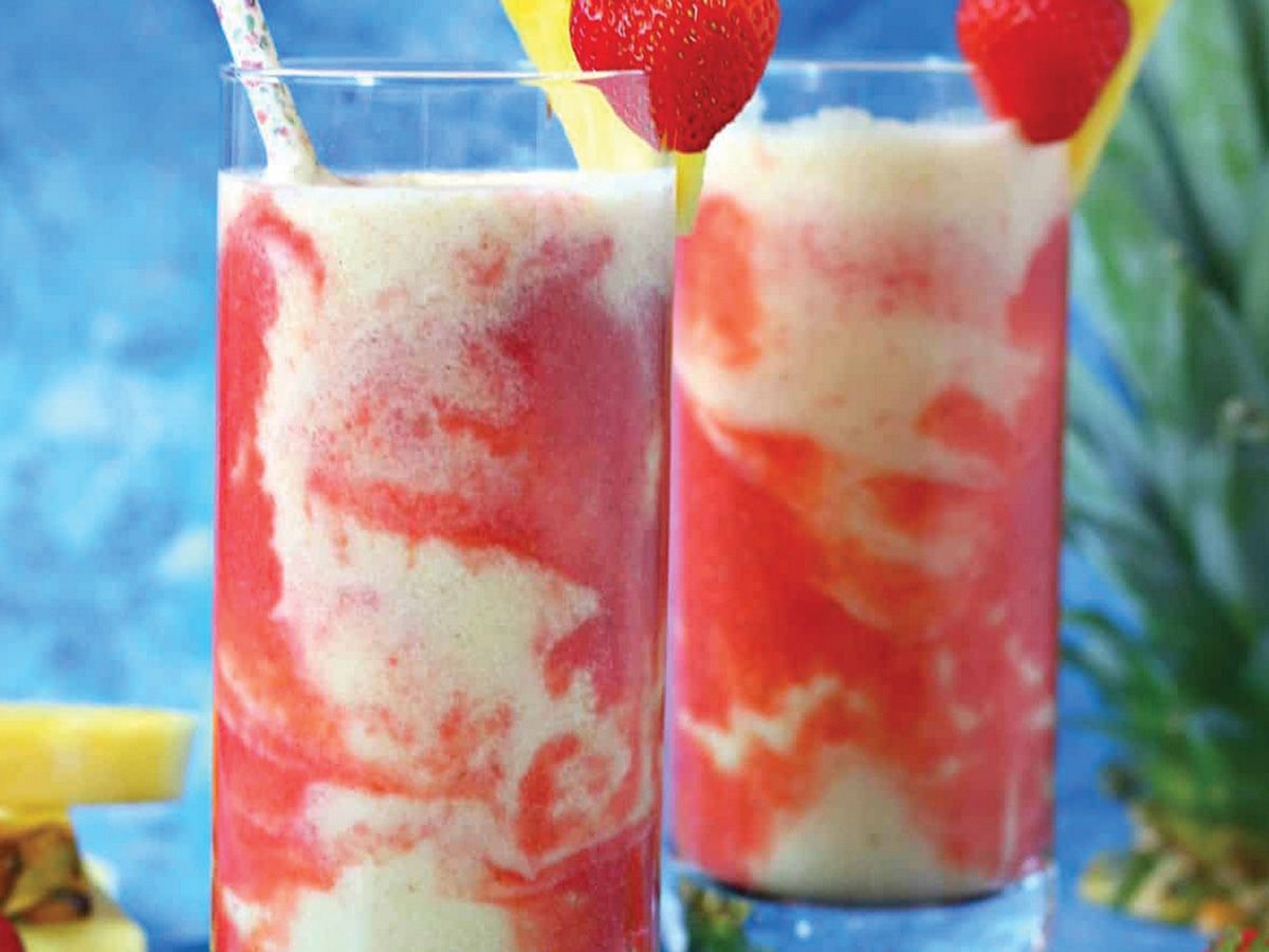 ICED STRAWBERRY PINA COLADA