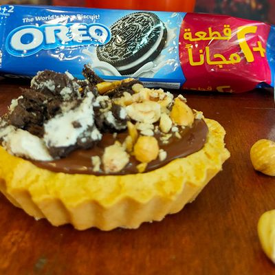 Nutella Chocolate With Hazelnut Tart