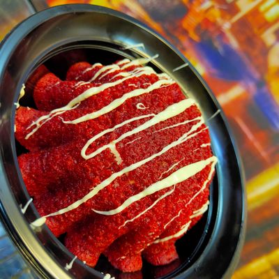 Molten Red Velvet White Chocolate