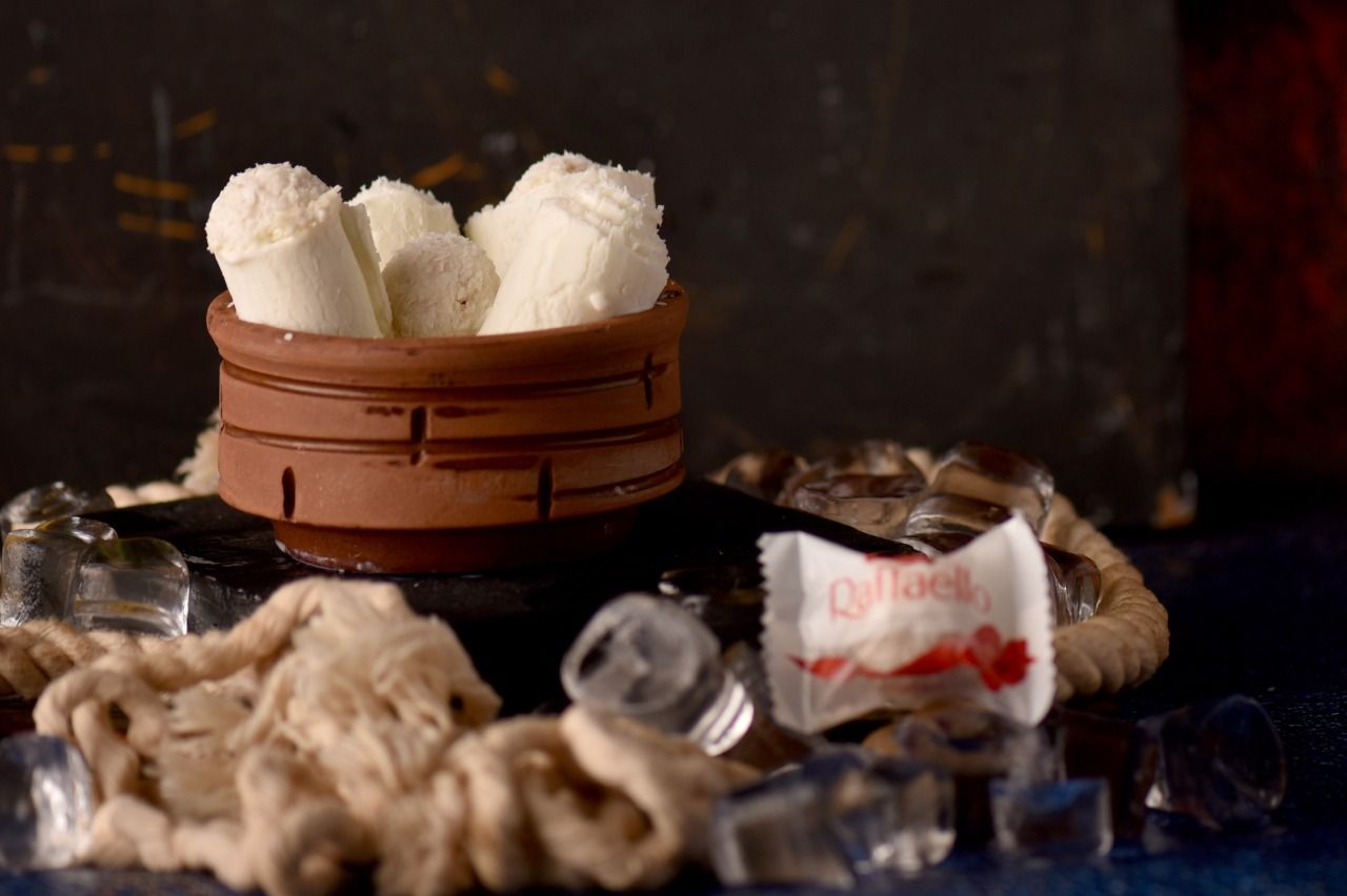 Raffaello Chocolate Ice Cream Roll