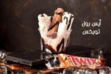 Twix Chocolate Ice Cream Roll
