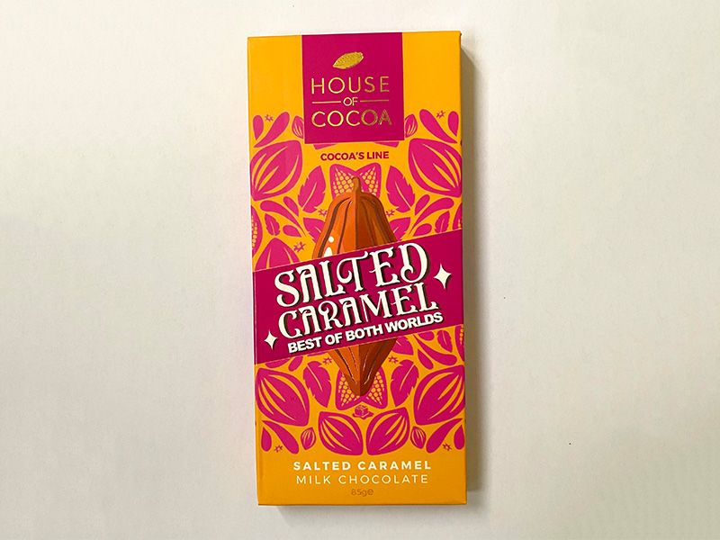 Cocoa's Salted Caramel Milk Chocolate Bar