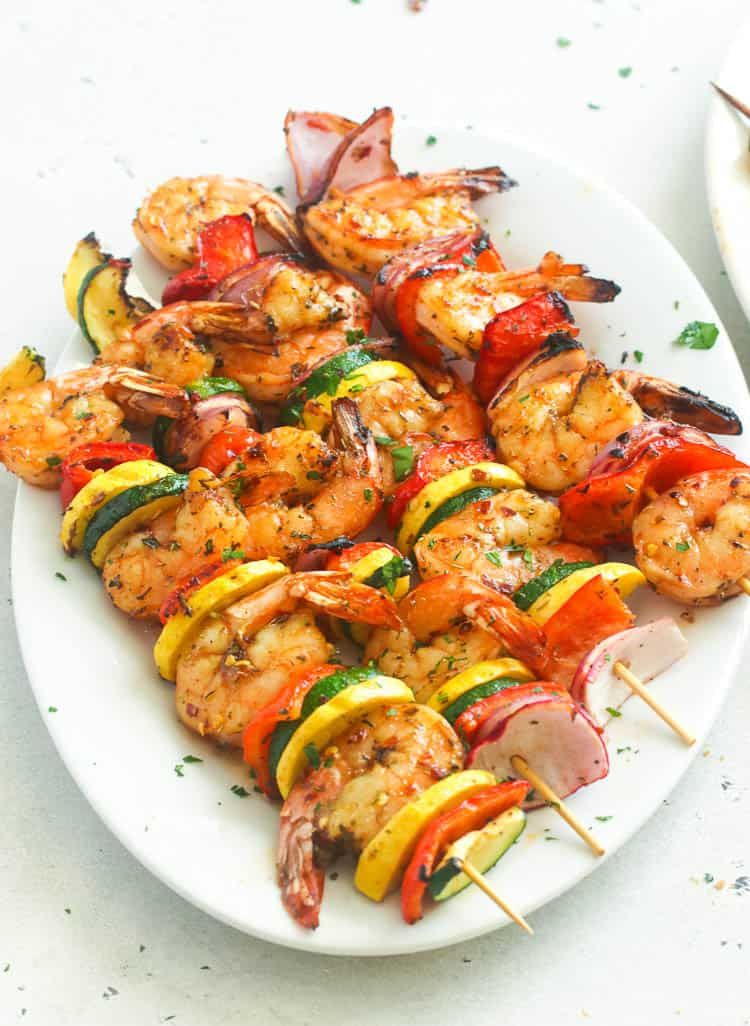 Shish Prawns