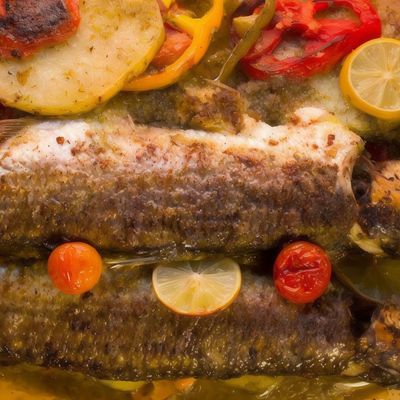 Grilled Quarter Fish Fillet Meal