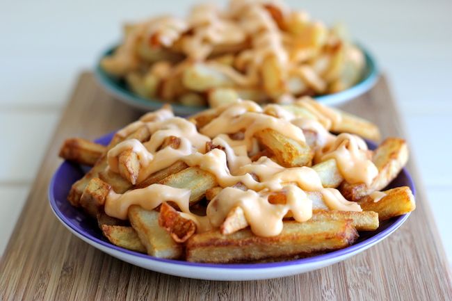Large French Fries With Mozzarella Cheese Packet