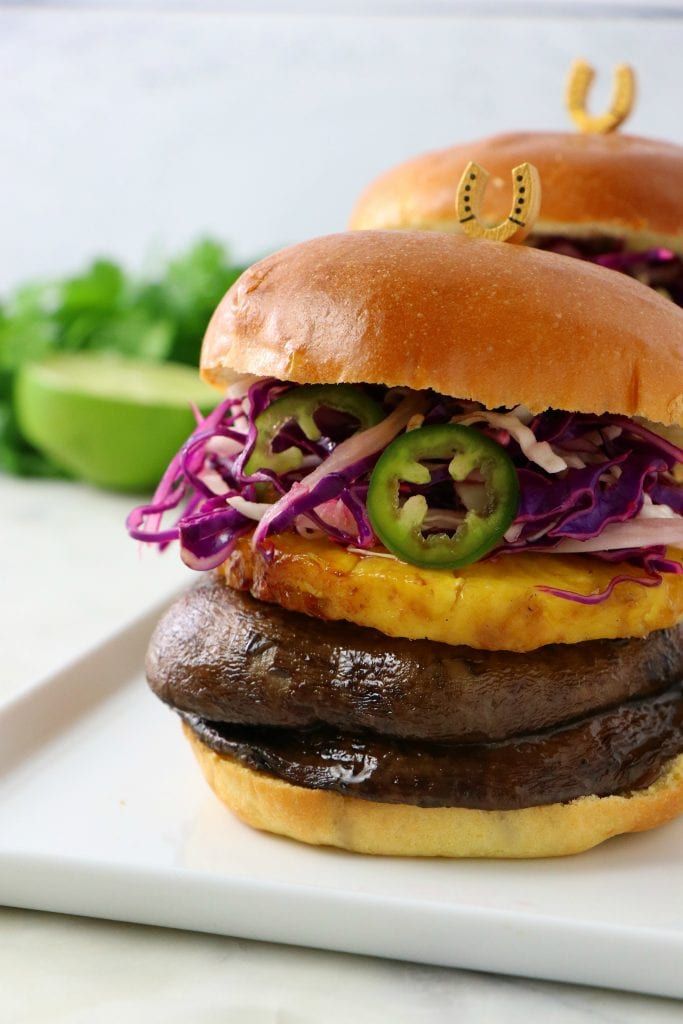 Portobello Beef Burger Sandwich