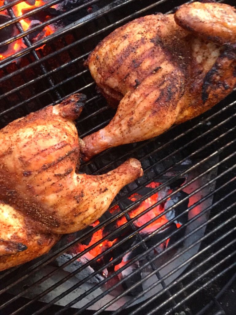 Half plain grilled chicken