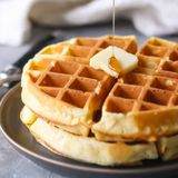 Belgian White Chocolate Waffle