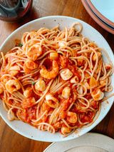 Seafood pasta