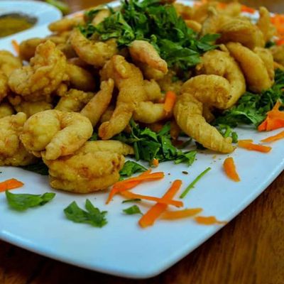 Large shrimp meat