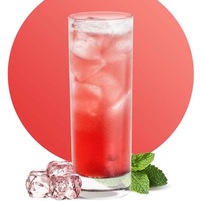 Strawberry Italian soda