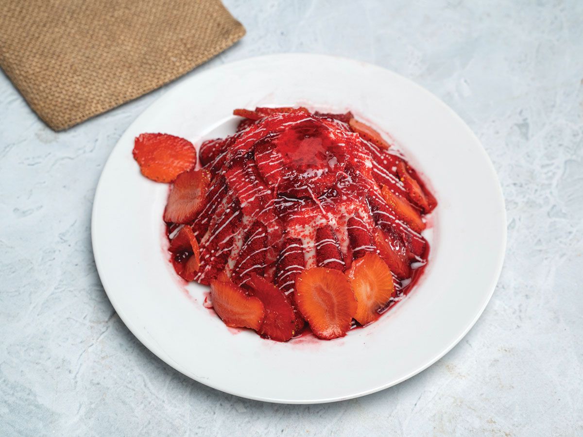 Ice Molten cake red velvet