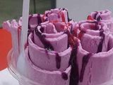 Berry Ice Cream Roll