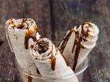 Snickers Chocolate Ice Cream Roll