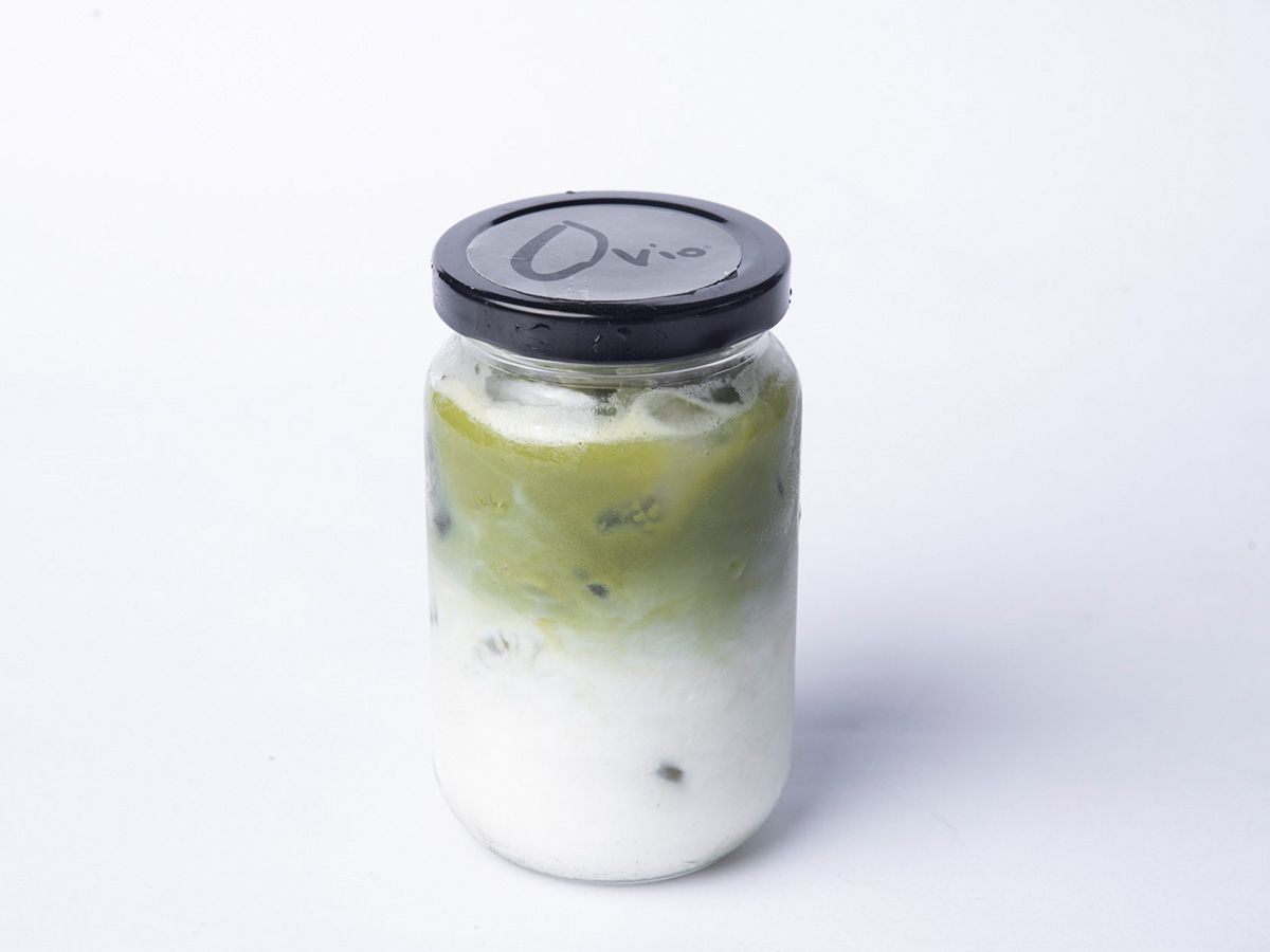Iced Honey Matcha