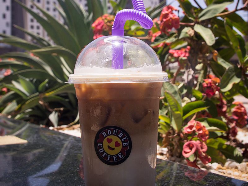 Iced Macchiato Latte Cocktail