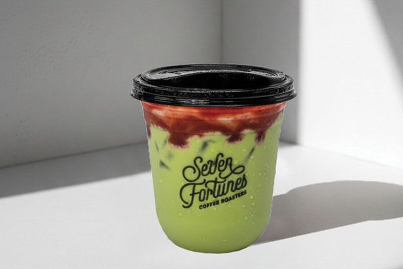 Iced Strawberry Matcha